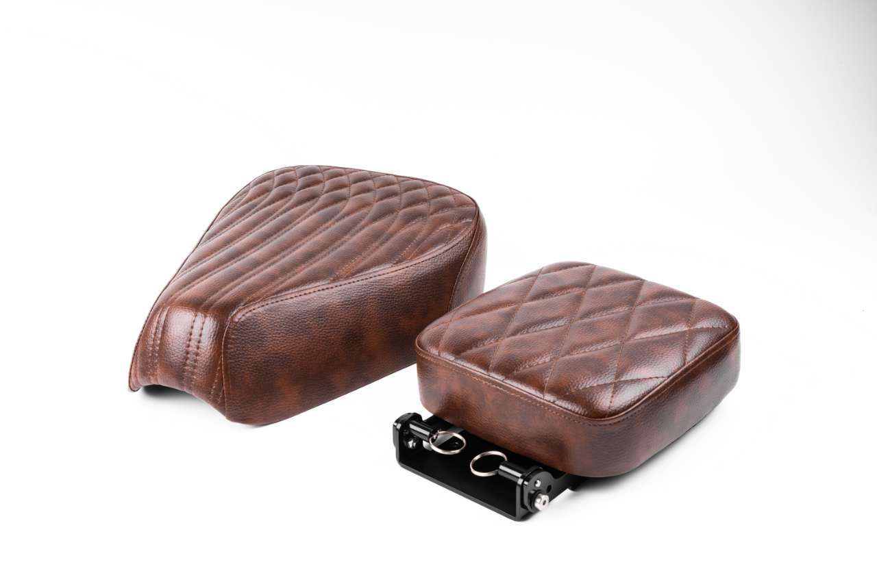 FLASH SALE!!! NBC110 C110XJ Diamond Quilted Brown Leather Seats