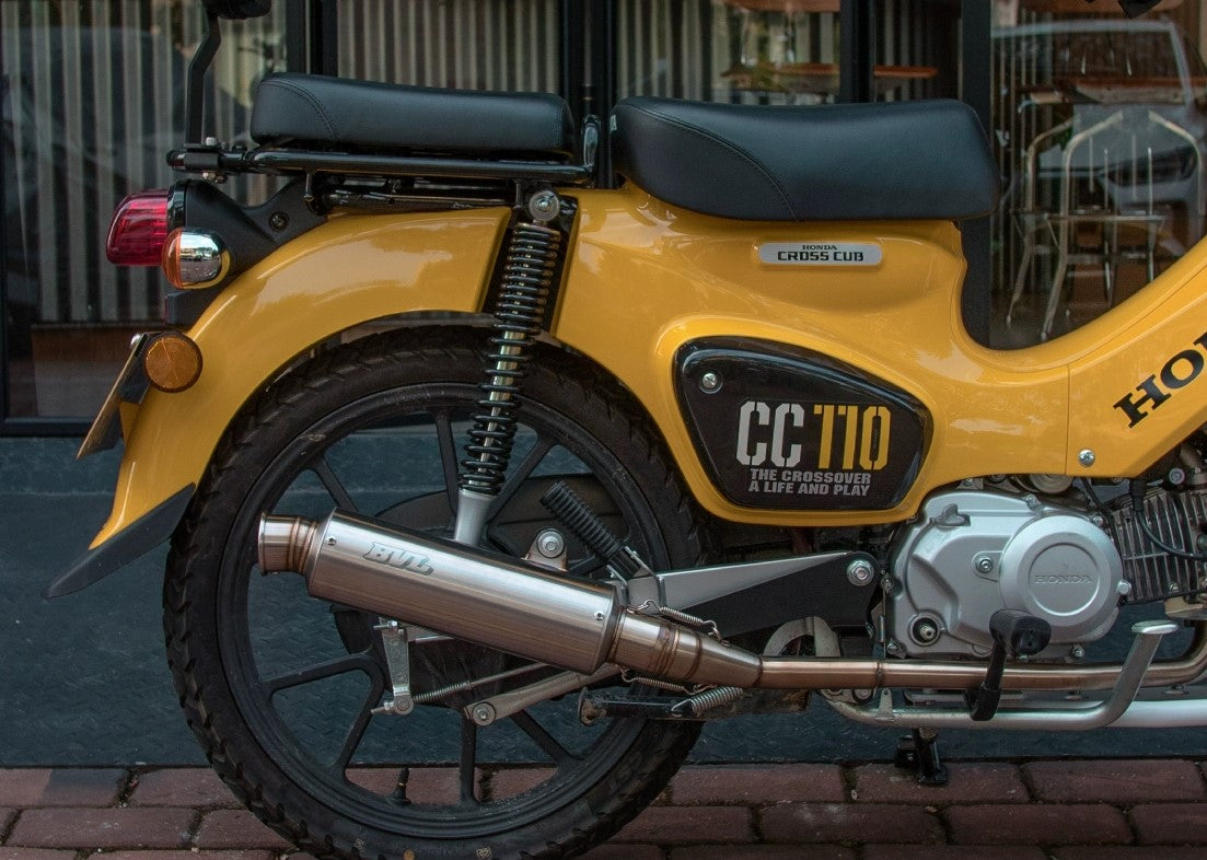 NBC110 CT110 C110XJ Low Sweep Stainless Steel Full Exhaust System