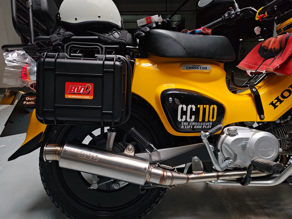 NBC110 CT110 C110XJ Low Sweep Stainless Steel Full Exhaust System