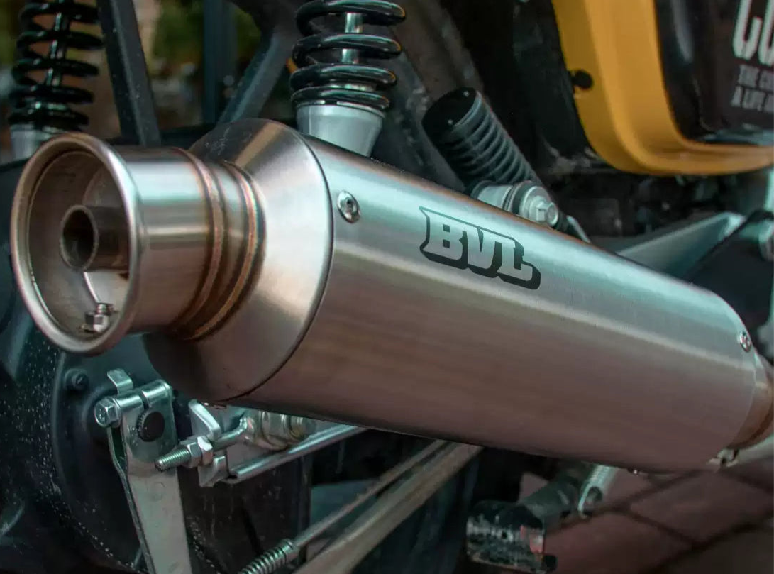 NBC110 CT110 C110XJ Low Sweep Stainless Steel Full Exhaust System