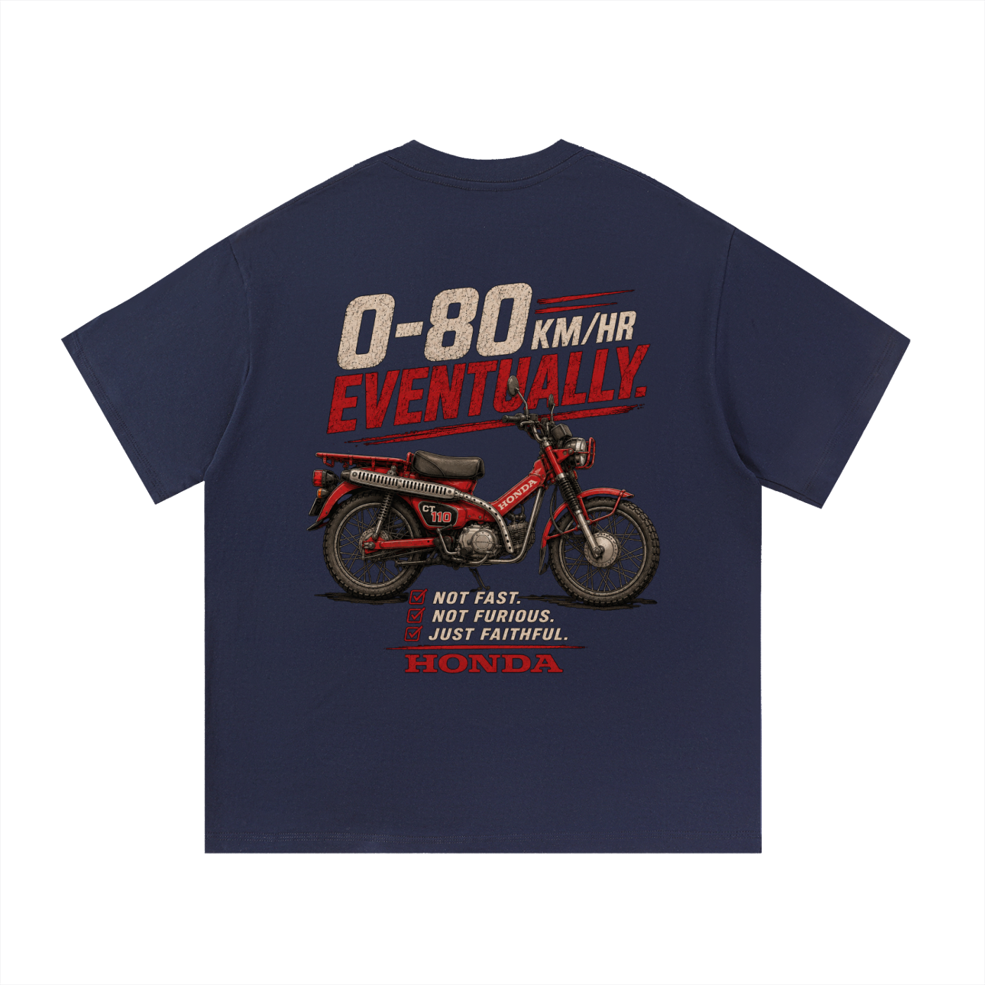 0-80 Eventually T-Shirt | 100%Cotton| Regular Fit | FREE SHIPPING |