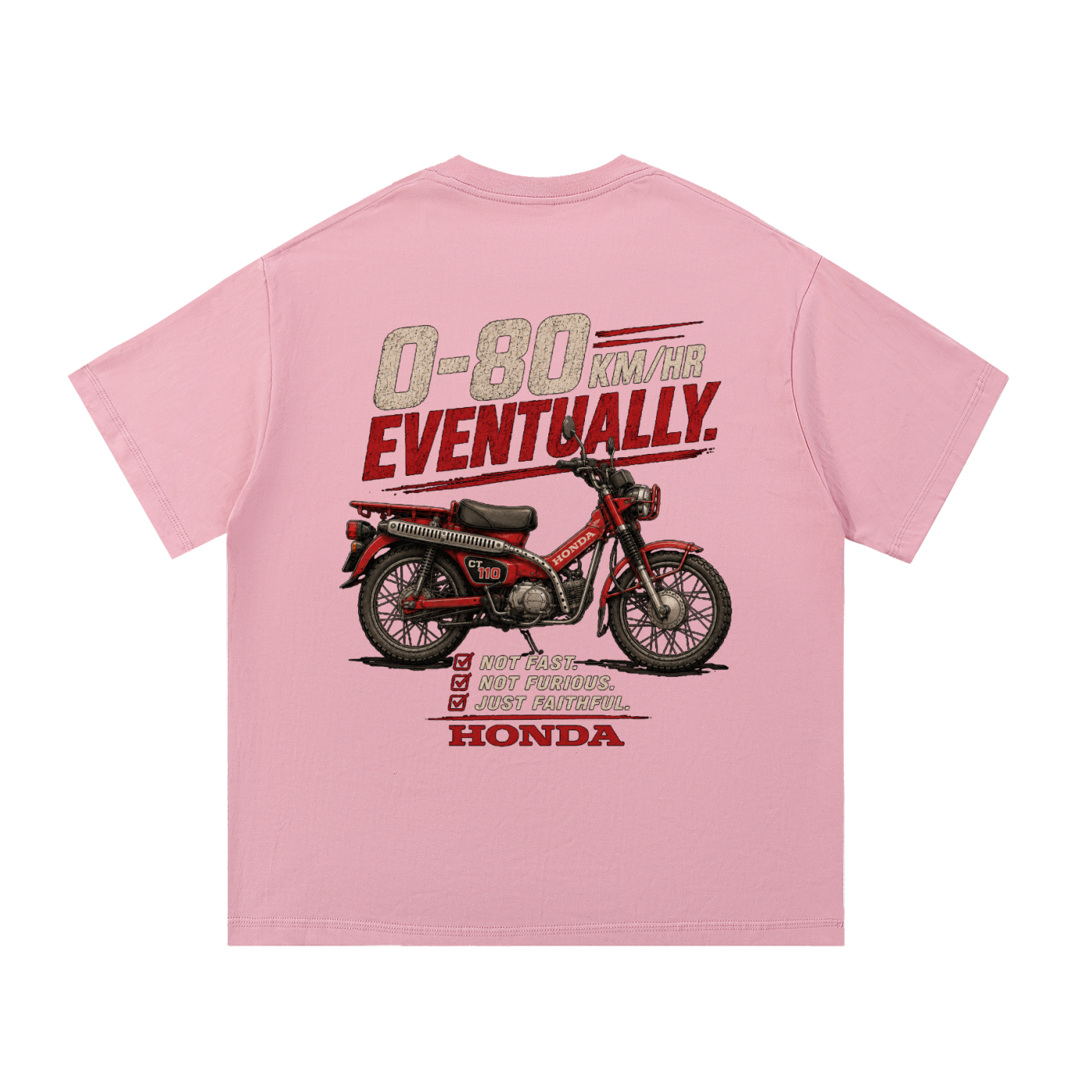 0-80 Eventually T-Shirt | 100%Cotton| Regular Fit | FREE SHIPPING |