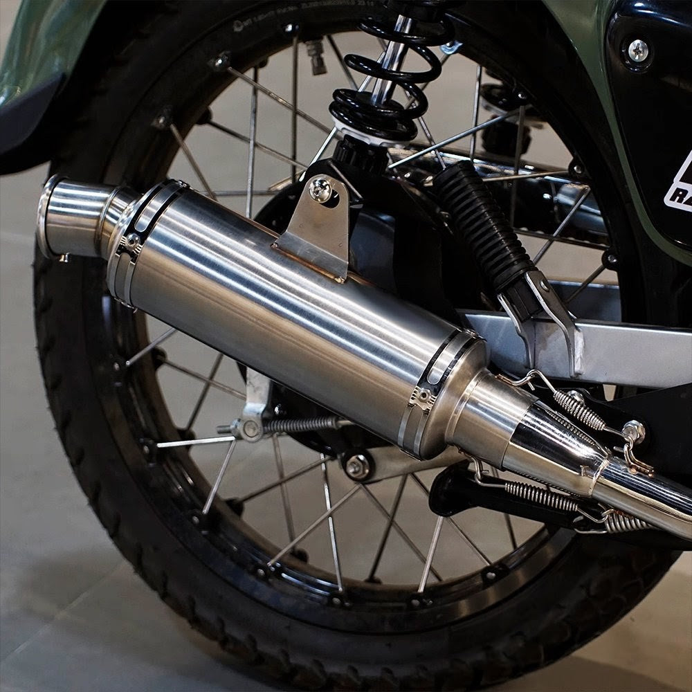 PRE-ORDER | NBC110 C110XJ Low Sweep Stainless Steel Full Exhaust System